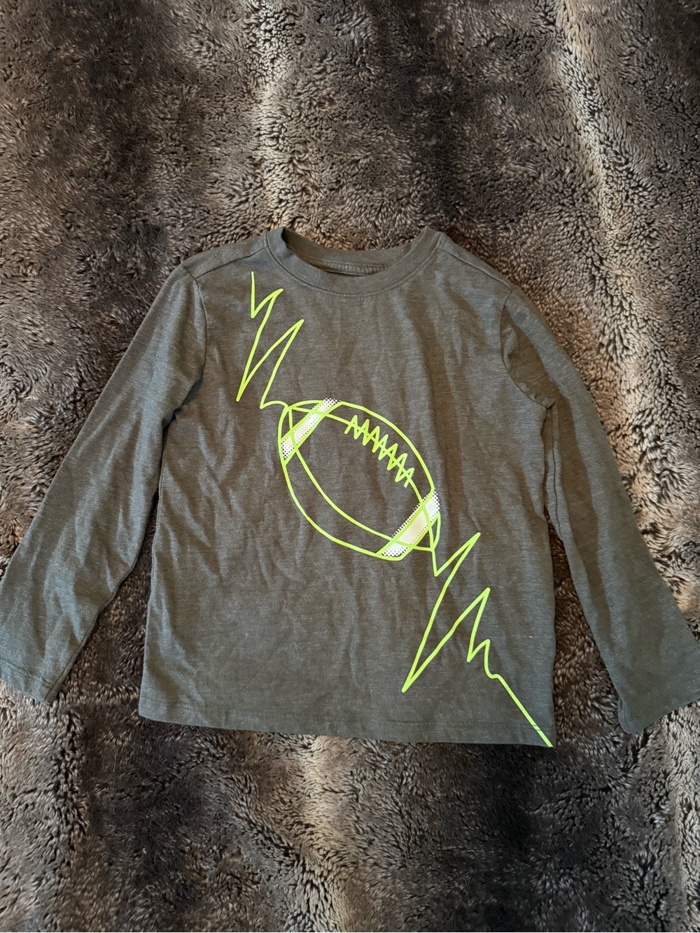 Cat & Jack Long-Sleeve Tee with Neon Glow in the Dark Graphic